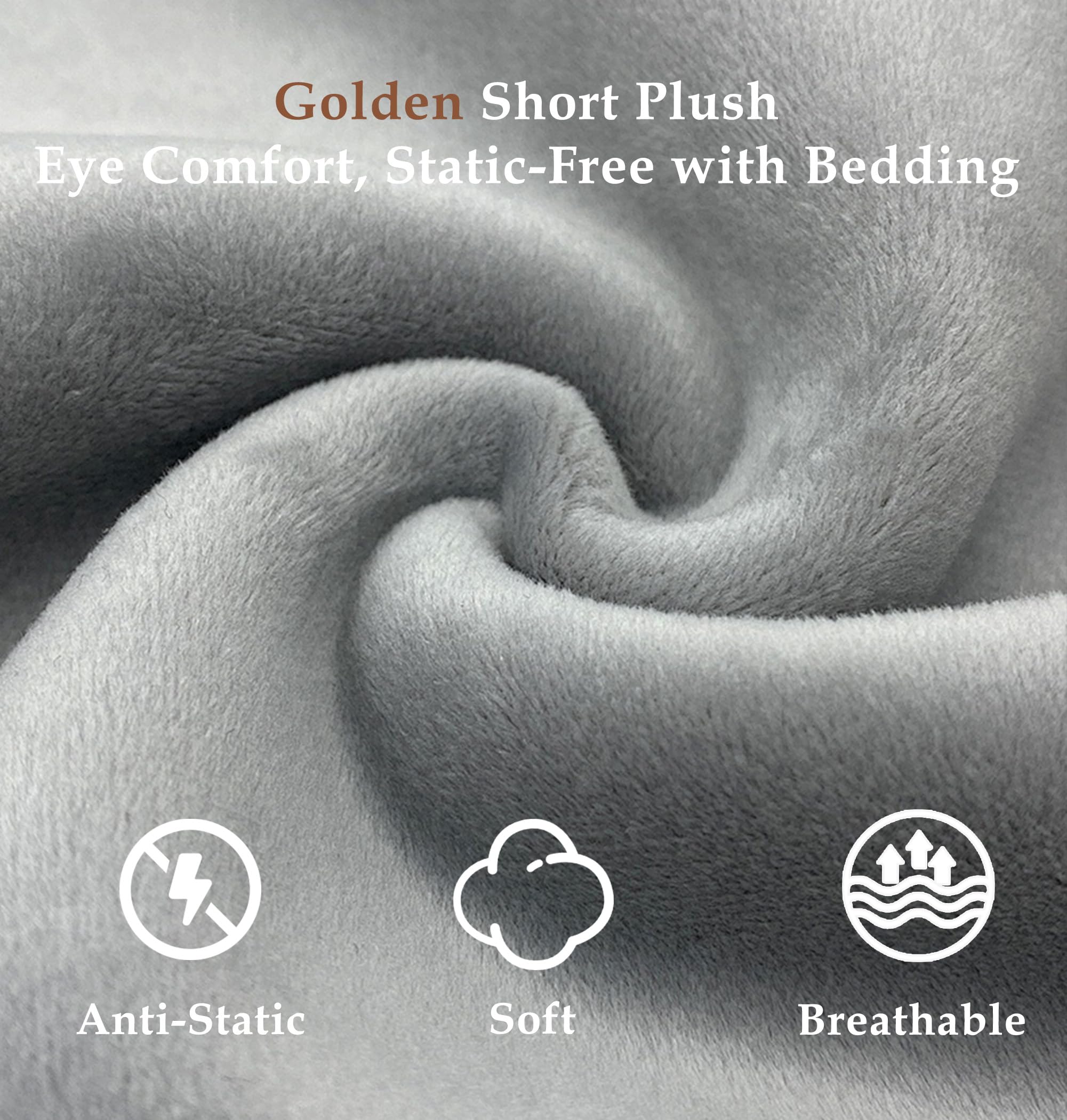 TOPOINT masque-yeux-poids-3d: pression équilibrée pour relaxation