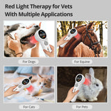 Toponechoice thérapie lumière rouge adaptée pour chiens et animaux, séance douce et pratique.