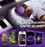 TOPOINT masque sommeil design ergonomique, ajustement nuit