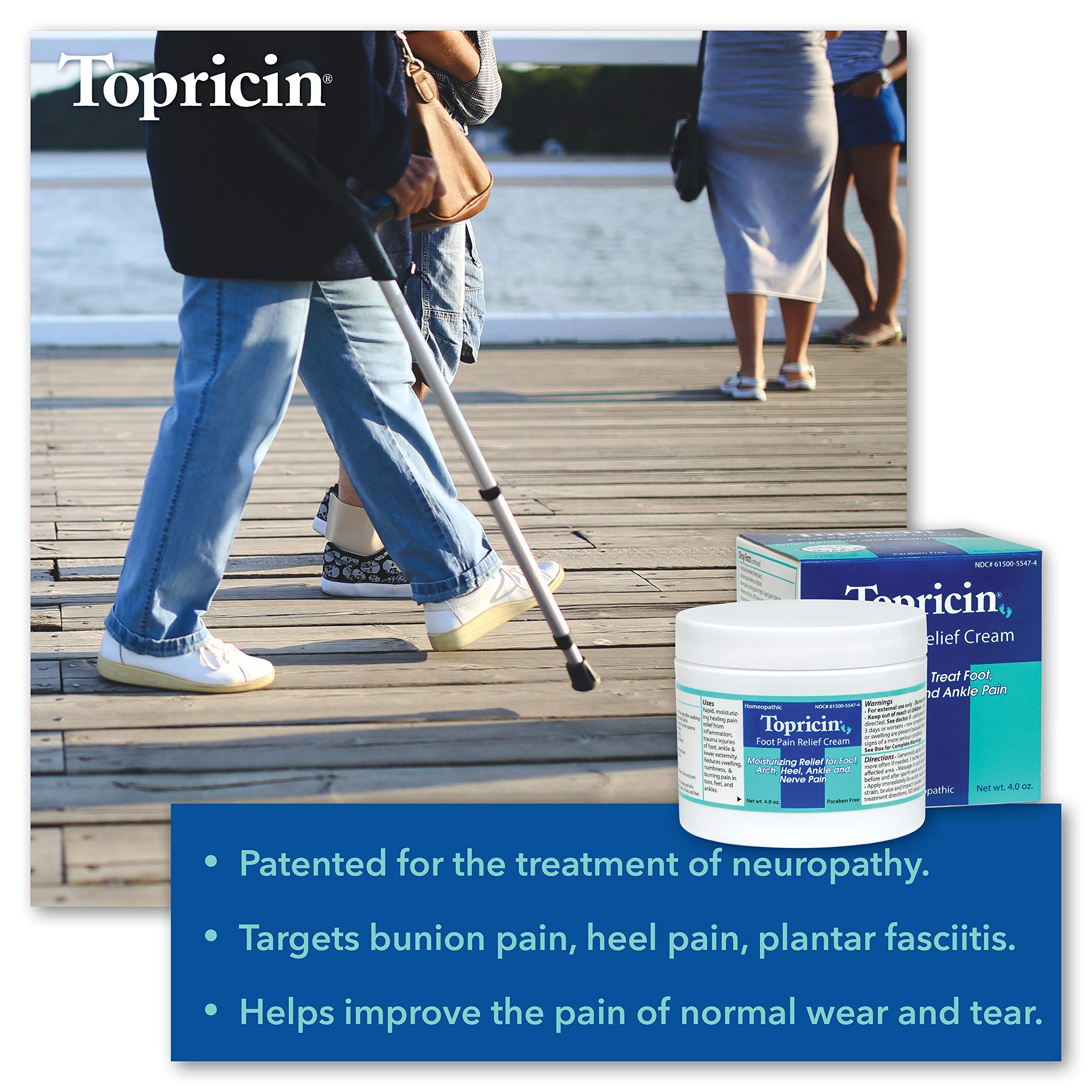 Topricin Crème Pieds – soin hydratant qui apaise l’usure quotidienne.
