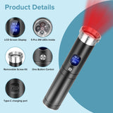 Topvent écran compact et portable pour choisir le mode thérapeutique.