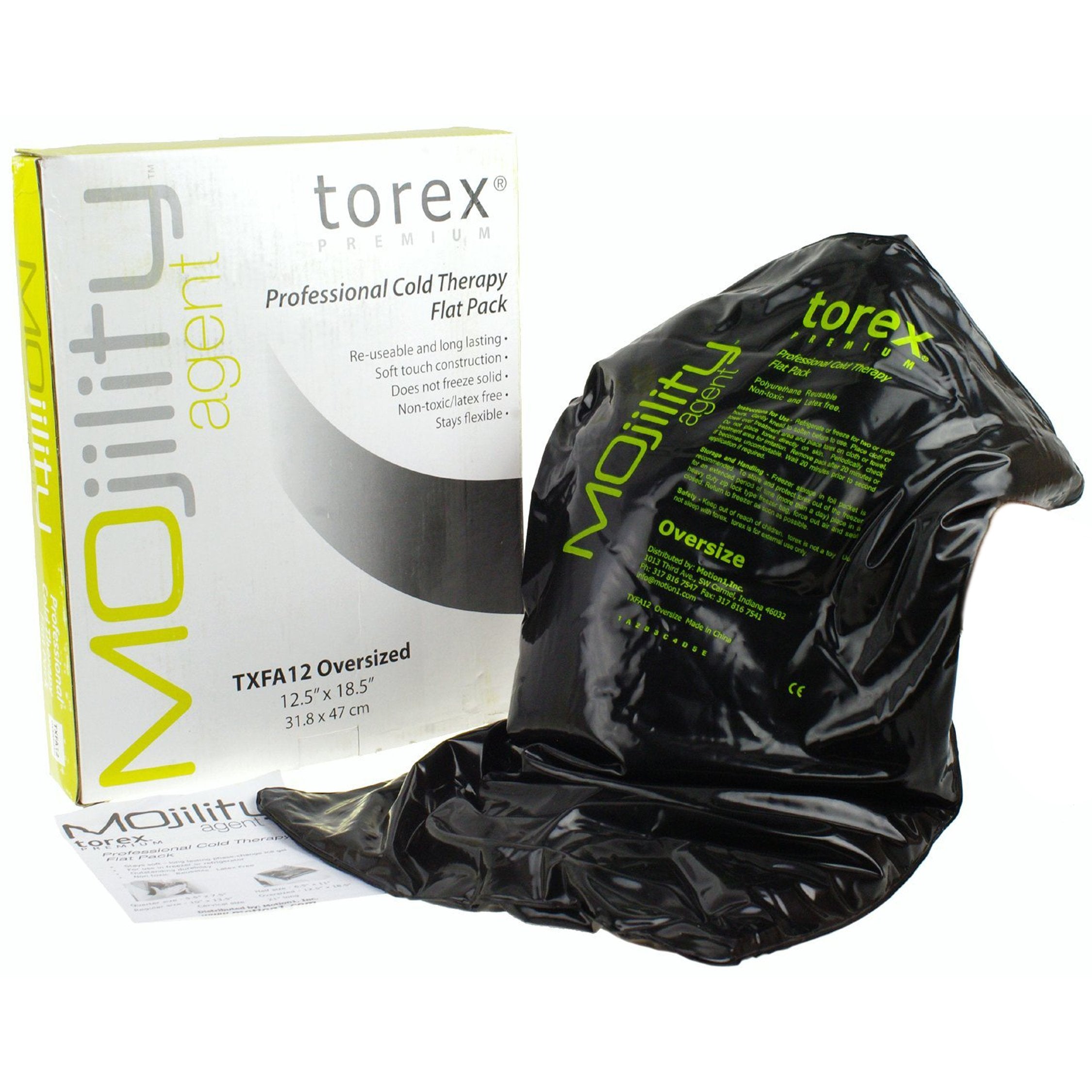 Pack froid Torex TXFA12: durable et réutilisable pour des usages répétés.