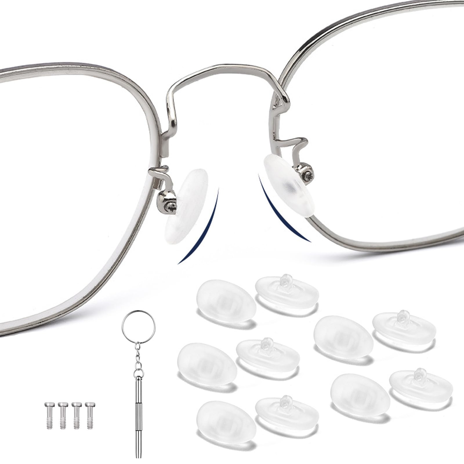 TORWOL tampons nez silicone anti-glisse, toucher doux pour un port stable.