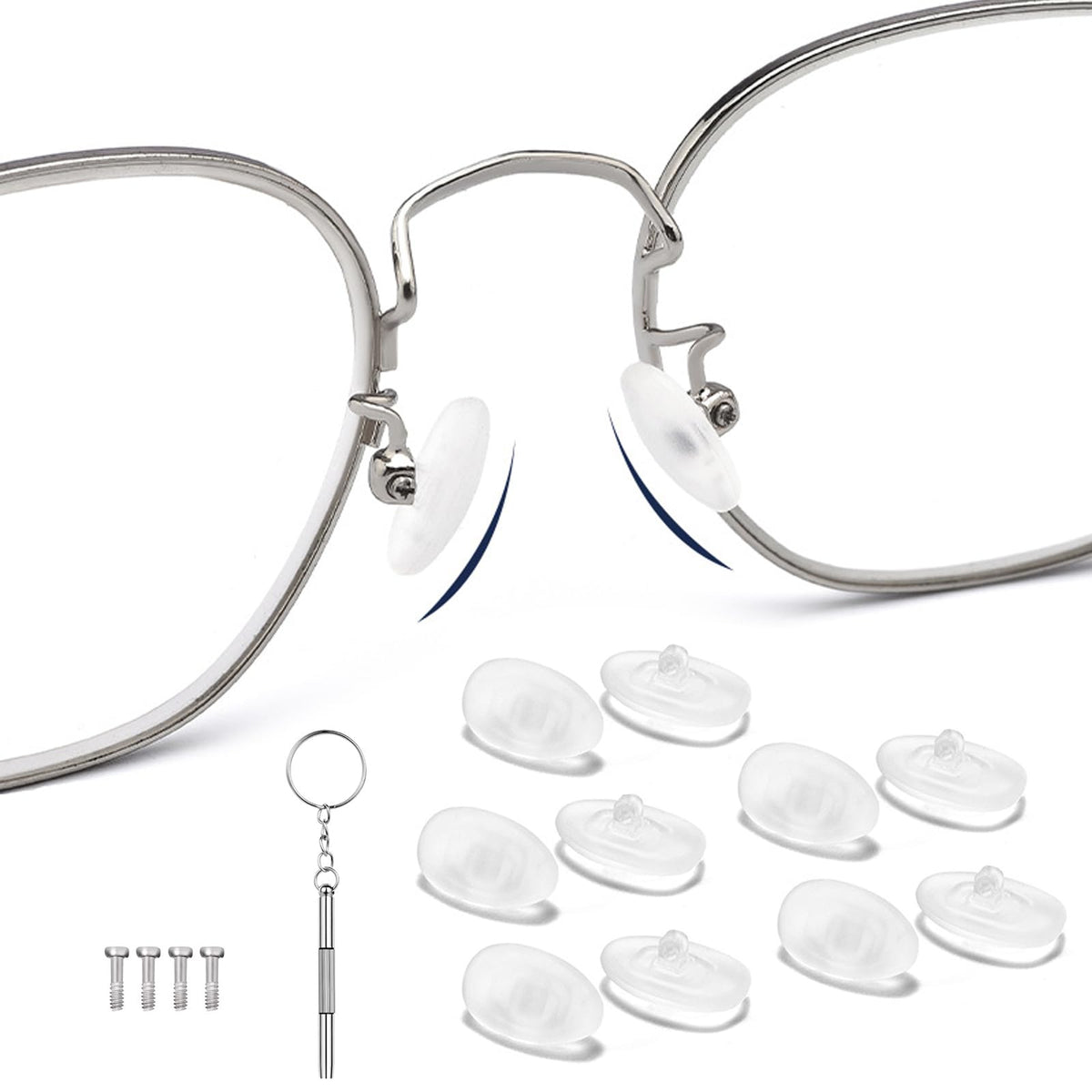 TORWOL tampons nez silicone anti-glisse, toucher doux pour un port stable.