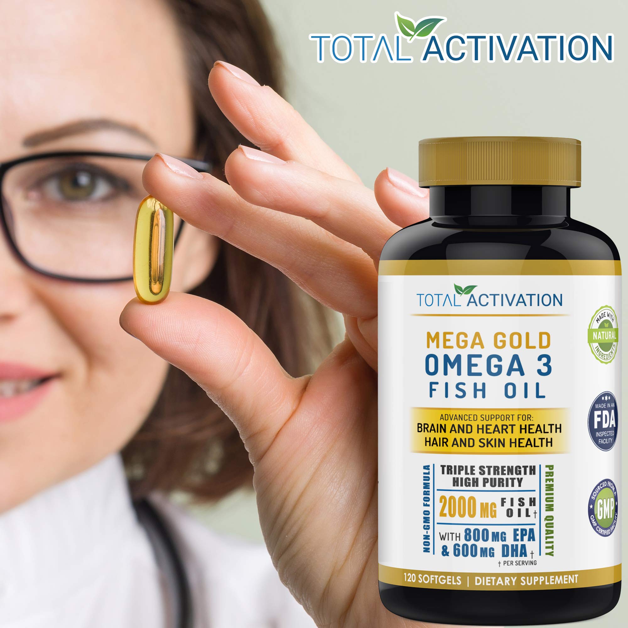 Total Activation Omega-3: conçu pour femmes et hommes actifs.