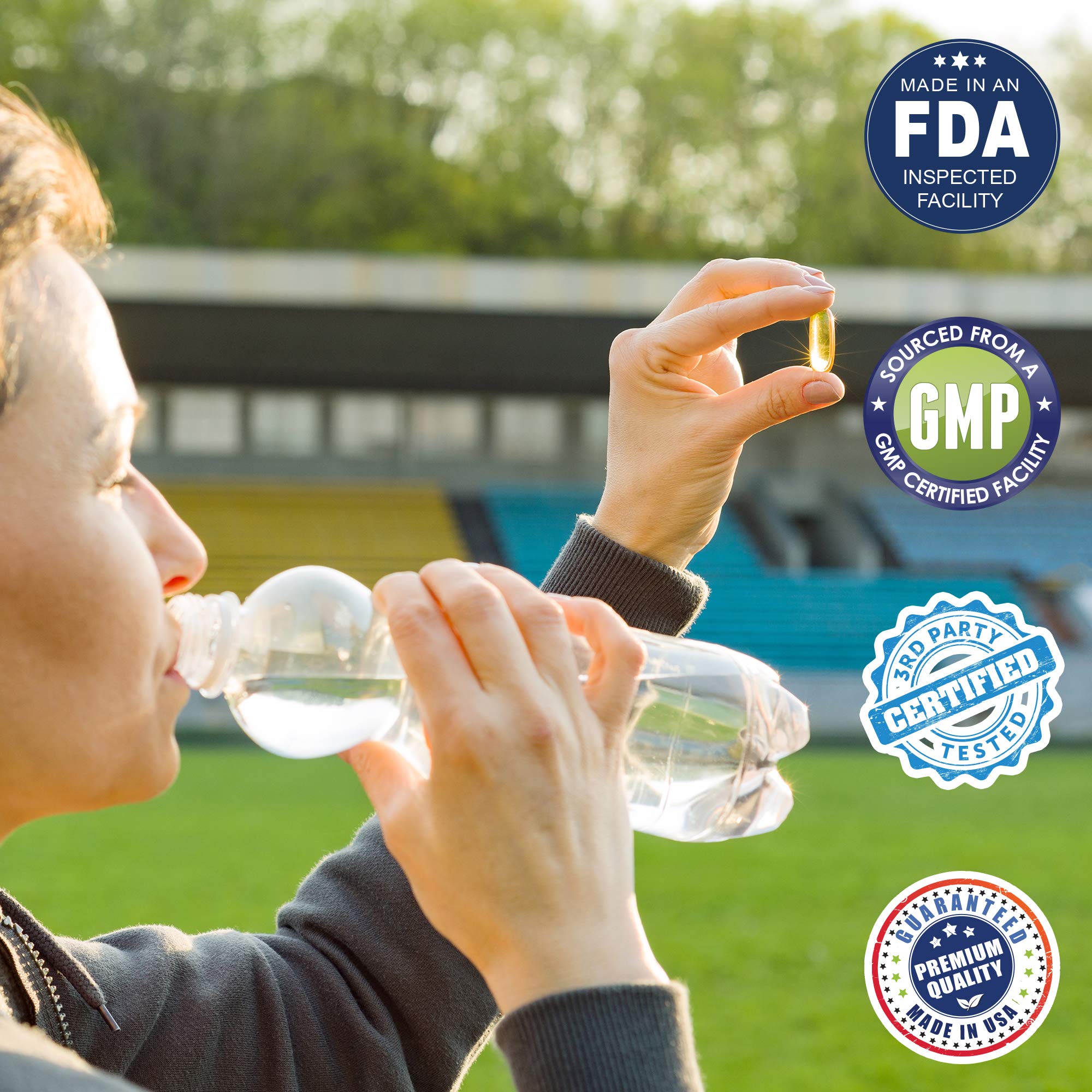Total Activation Omega-3: 120 capsules pour une routine pratique.