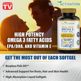 Total Activation Omega-3: vitamine E antioxydante et stabilité des acides gras.