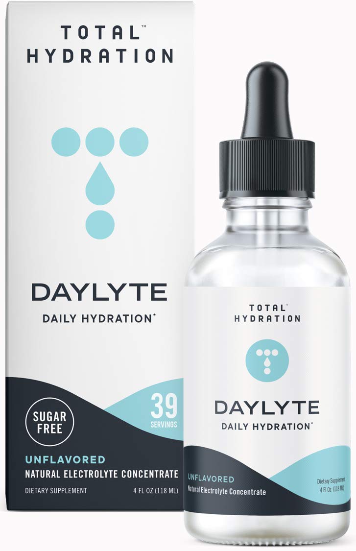 Daylyte par Total Hydration: bouteille avec gouttes électrolyte pour hydrater rapidement