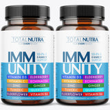 Total Nutra immunité ensemble-bouteille: soutien potentiel au quotidien.