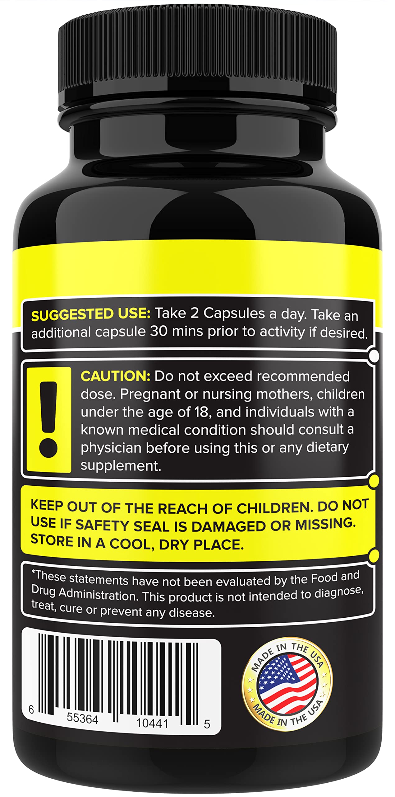 TOTAL VITAMINS Booster Testosterone : dose quotidienne recommandée pour l'utilisateur.