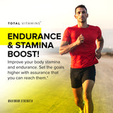 TOTAL VITAMINS Booster Testosterone : pack deux pour soutenir la routine durablement.