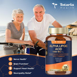 Totaria Acide Alpha-Lipoïque 1000mg boite-emballage: présentation pratique pour la consommation.