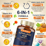 Totaria Acide Alpha-Lipoïque 1000mg bouteille: présentation pratique pour la supplémentation régulière.
