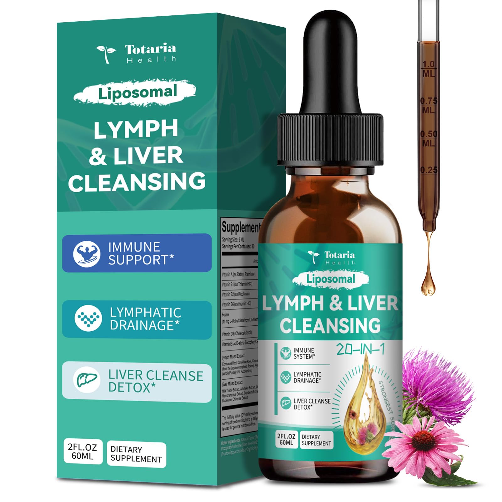 Totaria astragale, flacon, peut soutenir l’immunité et la vitalité.
