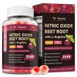 Totaria Beetroot Nitric Oxide Gummies en bouteille, soutien circulation et énergie