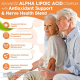 Totaria étiquette ingrédients: acide alpha-lipoïque et benfotiamine.