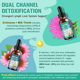 Totaria gaillet-gratteron, flacon, peut favoriser la circulation lymphatique.