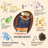 Totaria gélules R-ALA, faciles à avaler, concentré 600 mg.