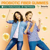 Totaria gommes fibre prébiotiques ananas ensemble, couleur et présentation attrayantes.