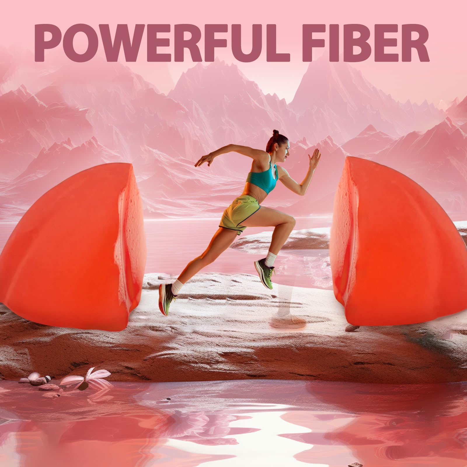 Totaria Gommes Fibre Probiotiques 9-en-1 Bacillus coagulans pour un équilibre intestinal.