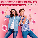 Totaria Gommes Fibre Probiotiques 9-en-1 emballage pratique pour le quotidien.