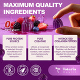 Hydratation et élasticité de la peau grâce au collagène Totaria Gummies