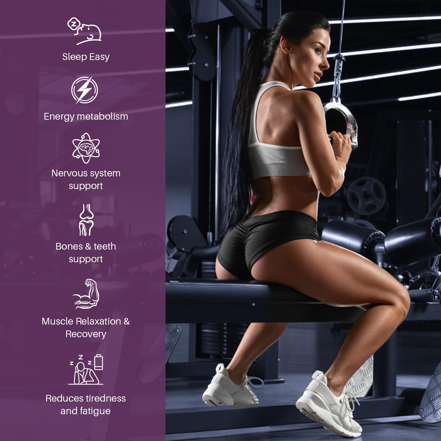 Totaria Magnesium Complex: capsules pratiques pour relaxation et équilibre nerveux.