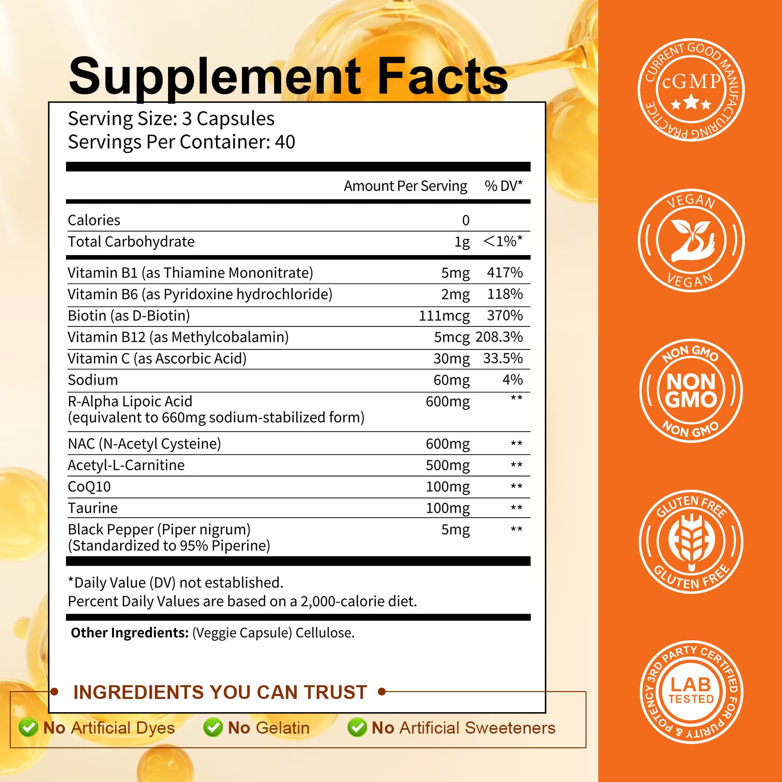 Totaria NAC et CoQ10 soutiennent énergie cellulaire et vitalité.