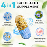 Totaria Probiotiques 60 milliards, 10 souches, soutien intestinal durable.