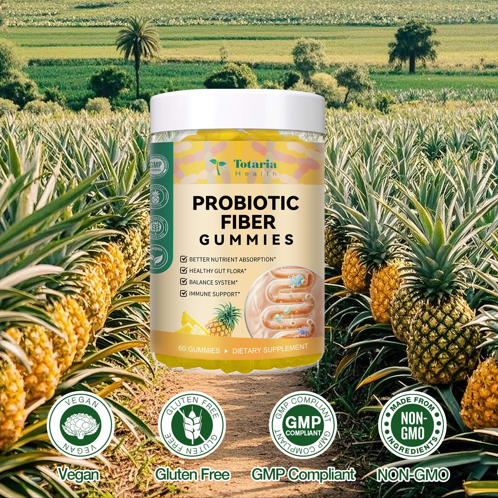 Totaria psyllium et inuline, ingrédients clés pour le confort digestif.
