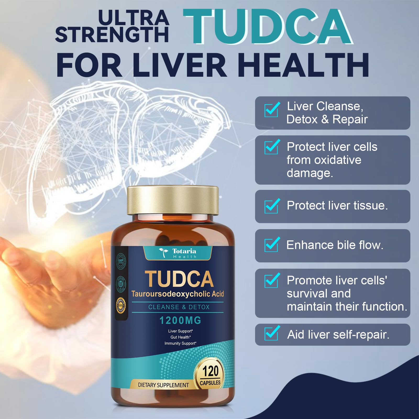 Totaria Tudca emballage durable — conditionnement respectueux de l'environnement.