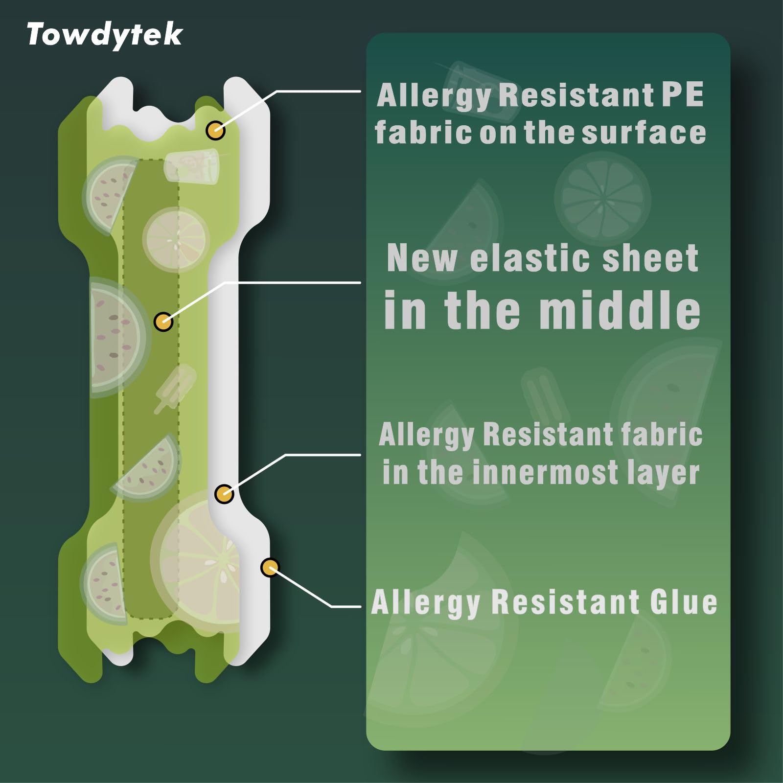 Towdytek bande nasale enfant utilisation douce et confort nocturne