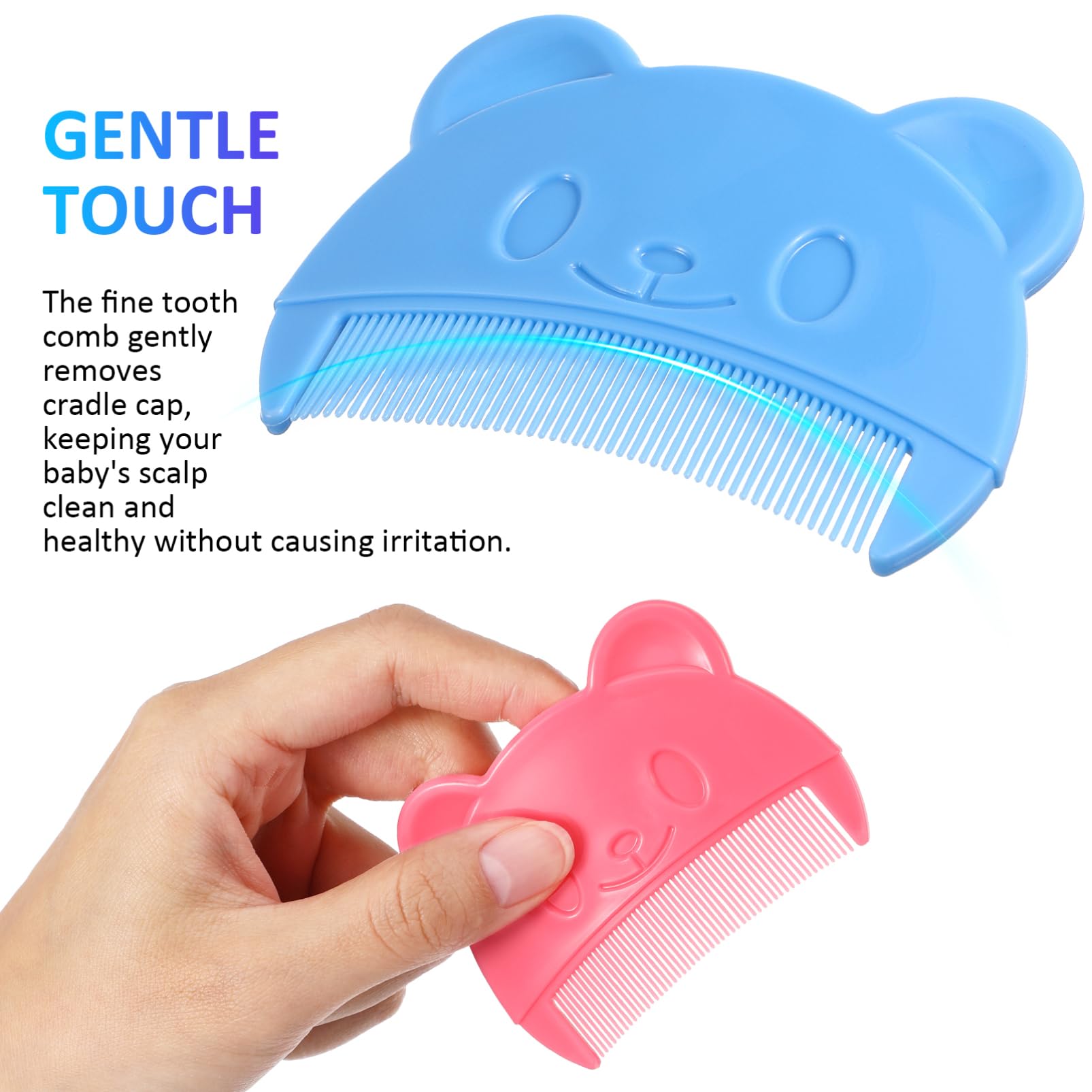 Peigne bébé Toyvian à dents fines, nettoie en douceur les croûtes.