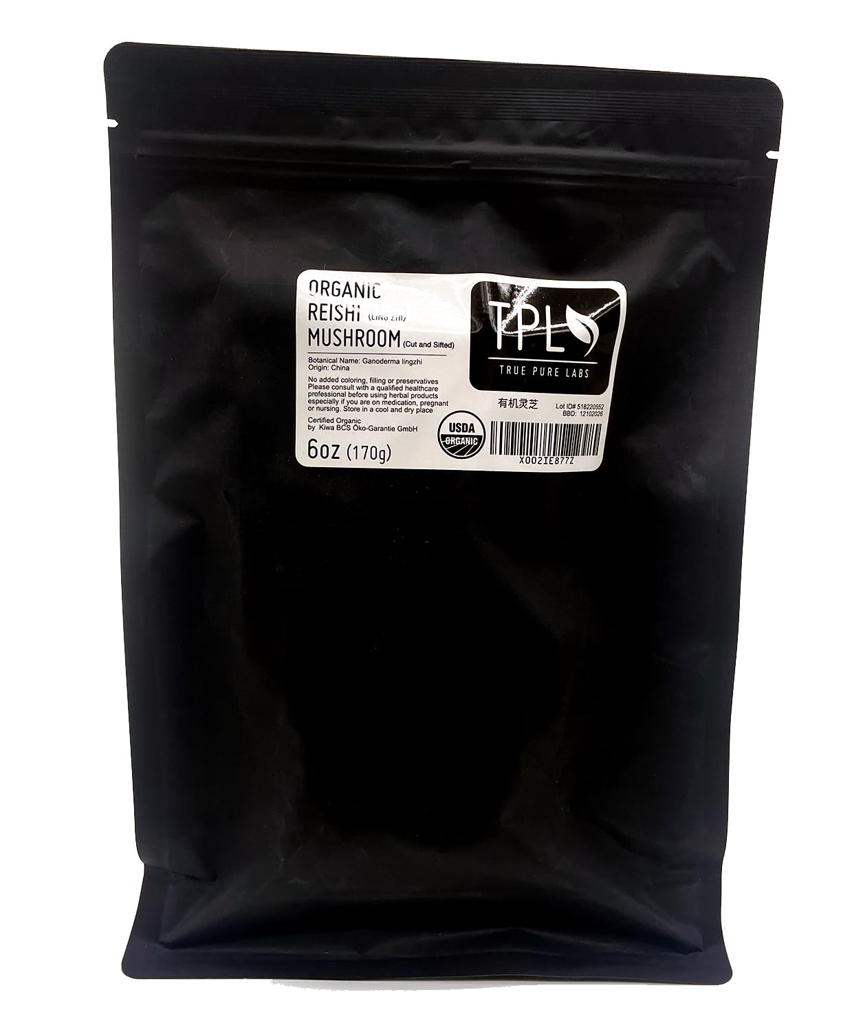 TPL Reishi tranches sèches prêtes à infuser pour infusion aromatique