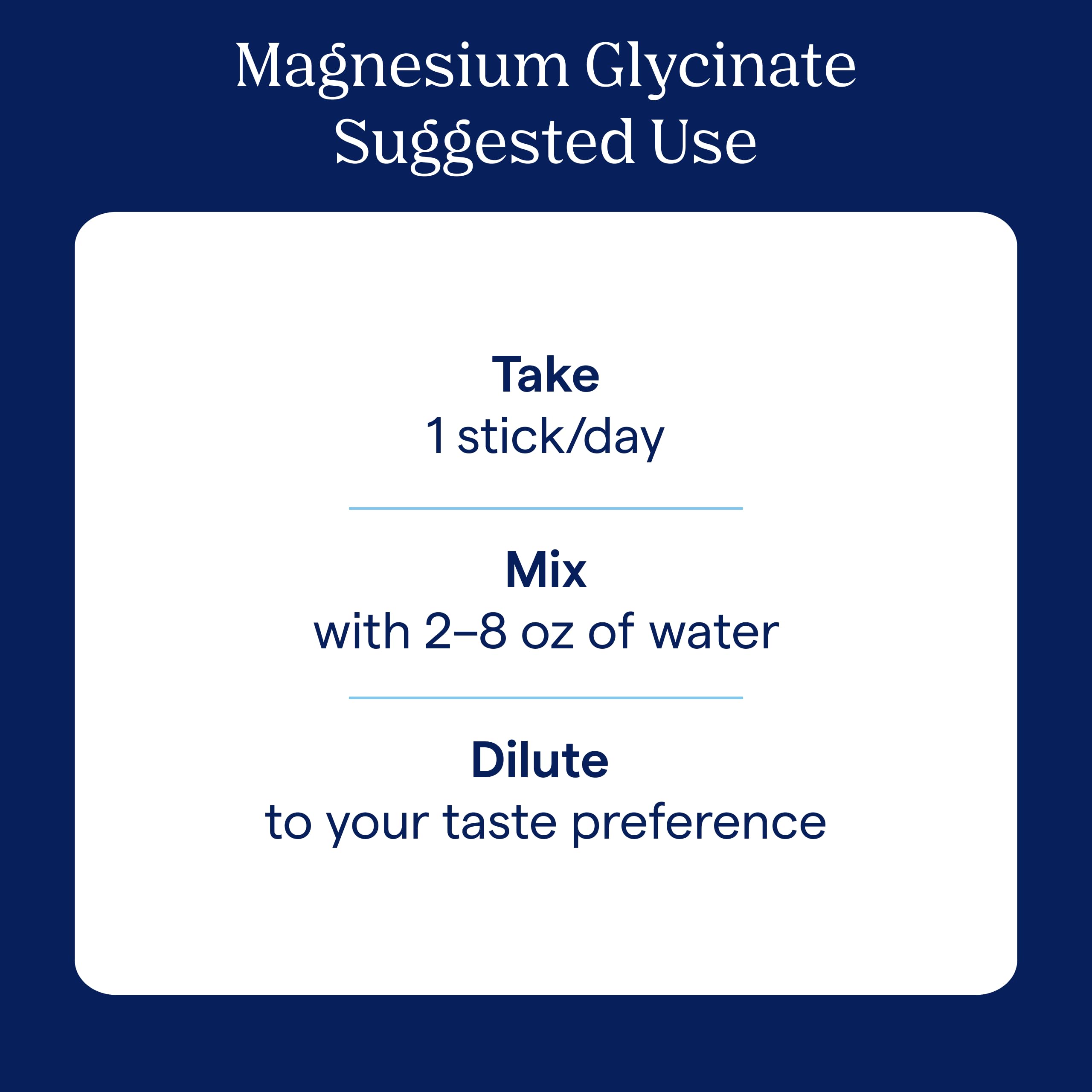Trace Minerals Magnésium Glycinate – verre d’eau prêt à boire avant le coucher