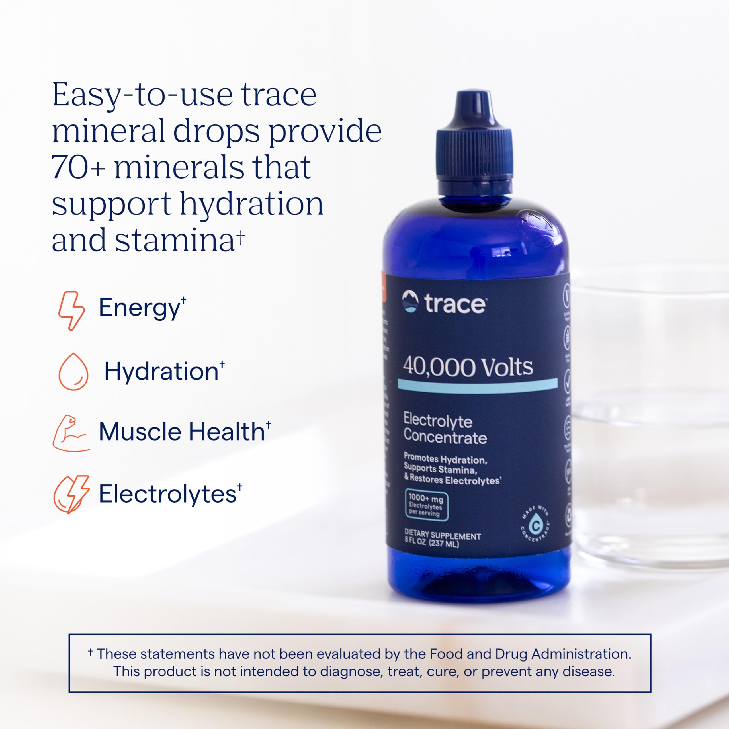 Trace Minerals 40 000 Volts – doseur facilitant le dosage lors de l'entraînement.