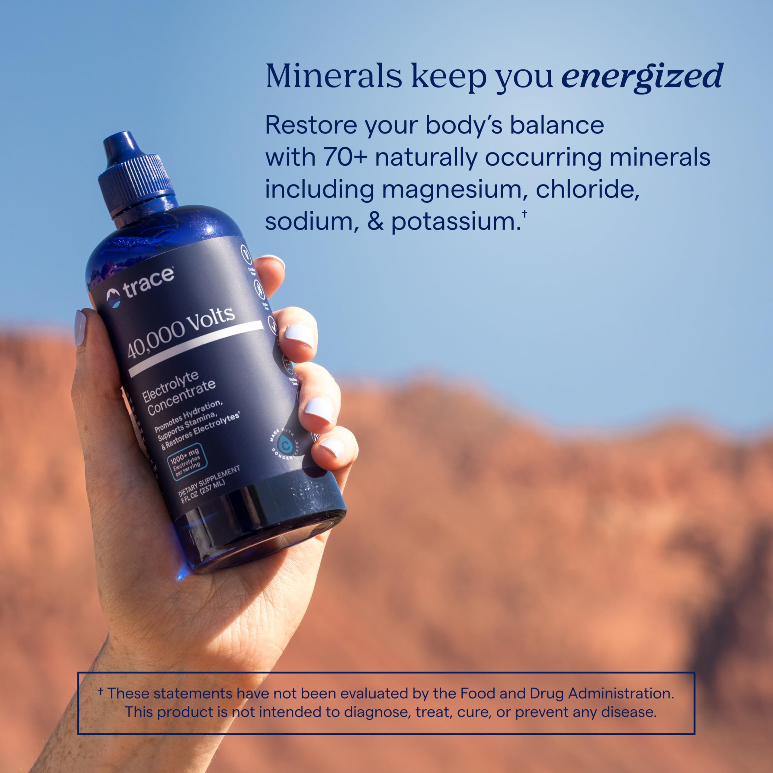 Trace Minerals 40 000 Volts – utilisation pendant l'effort pour hydrater.