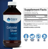 Trace Minerals Argent Colloïdal goutte prête à être ajoutée à une boisson quotidienne