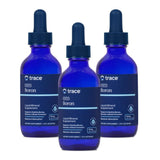 Trace Minerals Ionic Boron, bouteille montrant la formule ionique et son potentiel pour le bien-être général.
