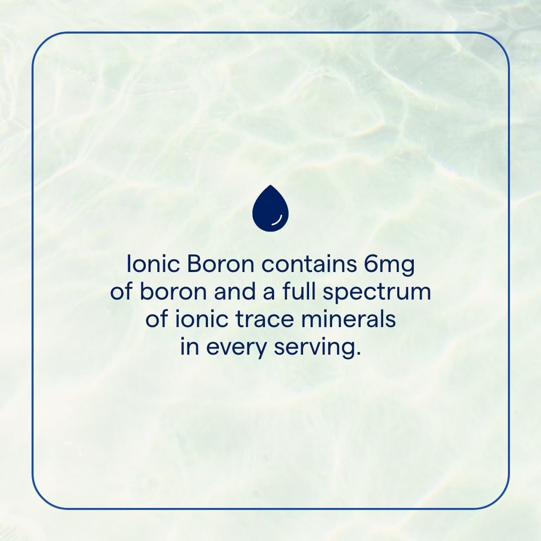 Trace Minerals Bore Ionique: doseur facilitant la mesure quotidienne du bore.