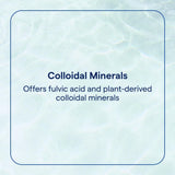 Trace Minerals Colloïdaux: cuillère-dose pour un apport minéral quotidien.
