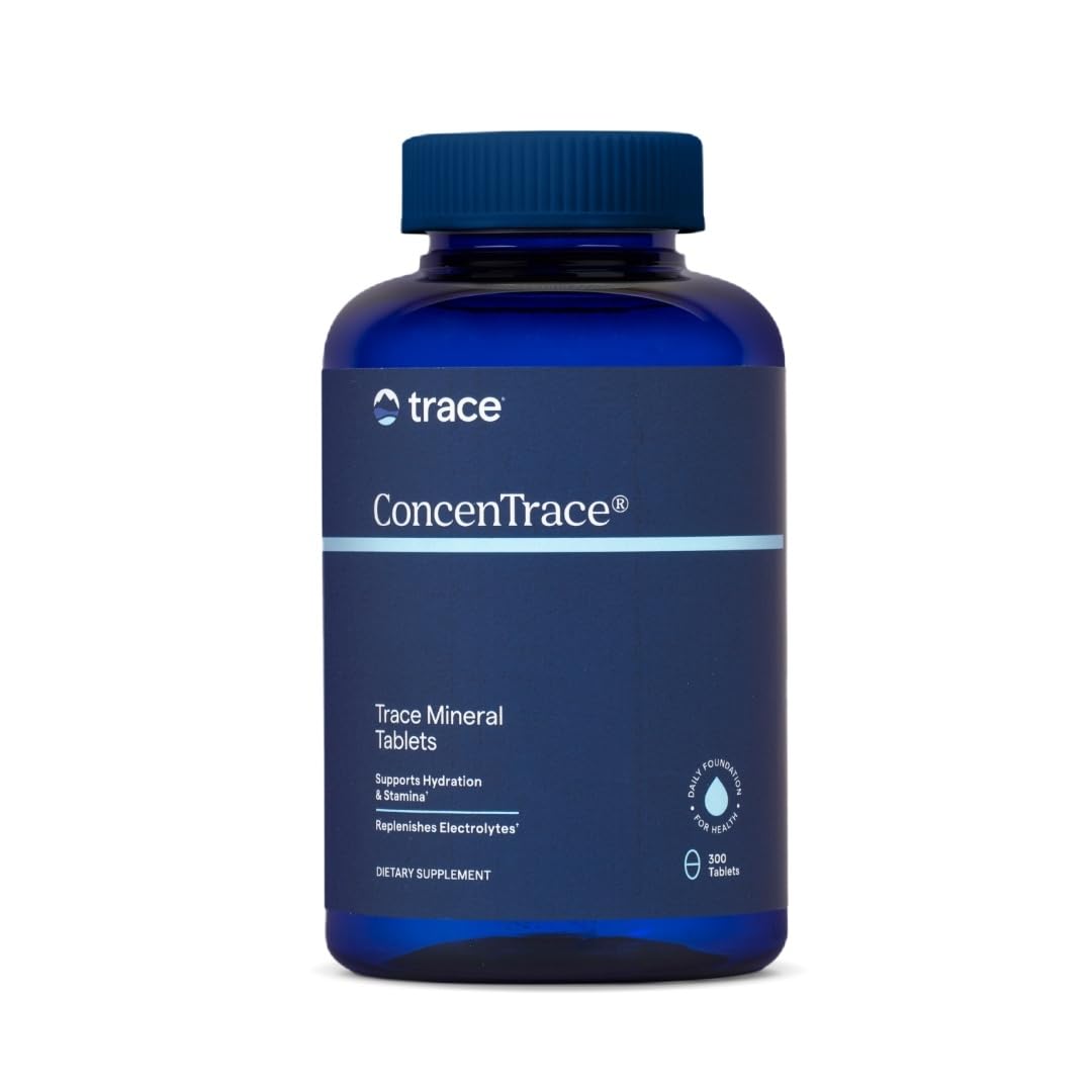 Trace Minerals ConcenTrace – bouteille de comprimés, énergie naturelle possible au quotidien