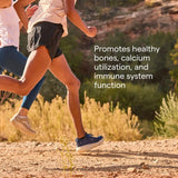 Bouteille Trace Minerals Coral Calcium de 60 gélules sur plan de travail