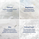 Doseur Trace Minerals – capuchon et mesure pratique pour un dosage quotidien