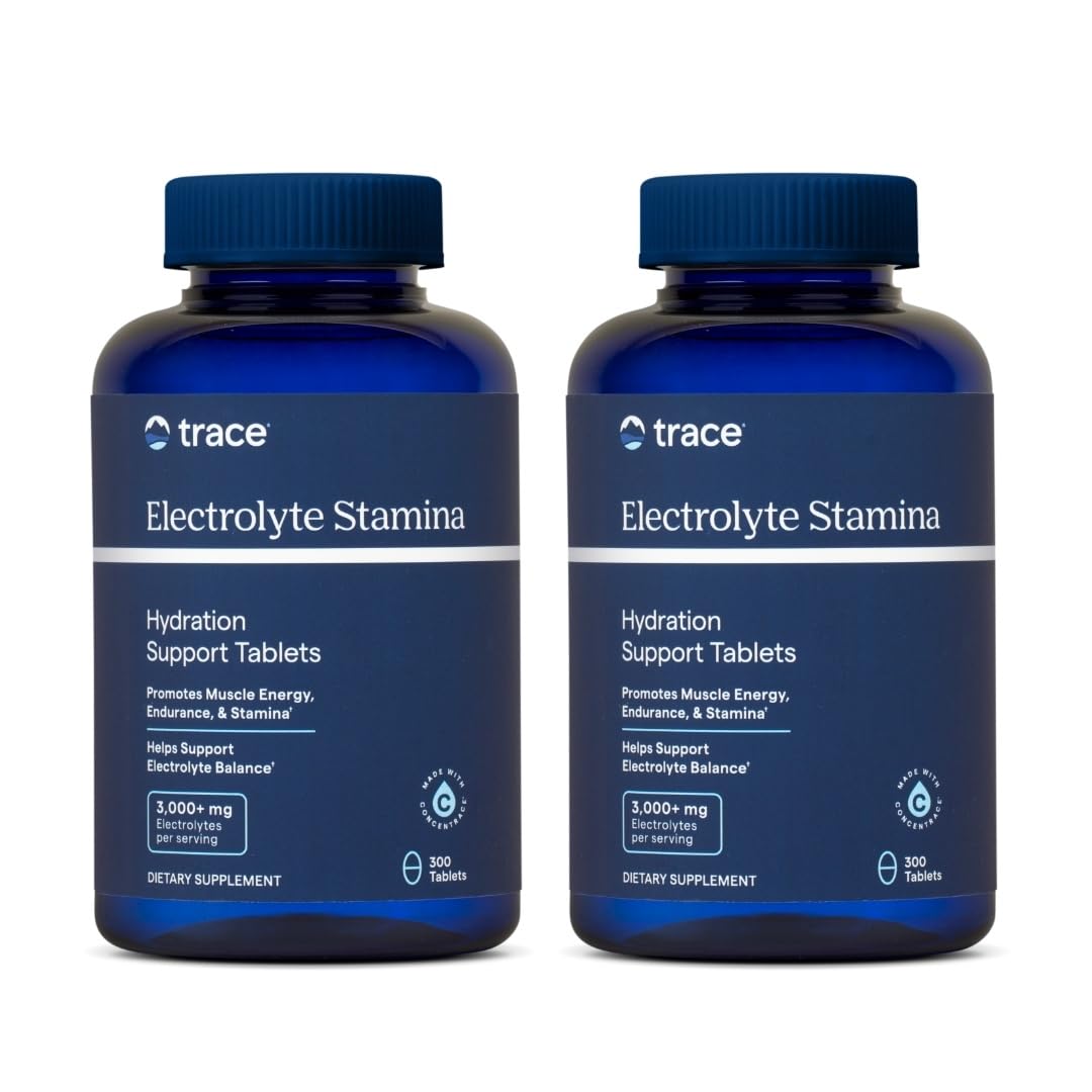 Trace Minerals Electrolyte Stamina : Bouteille compacte favorisant l'hydratation quotidienne