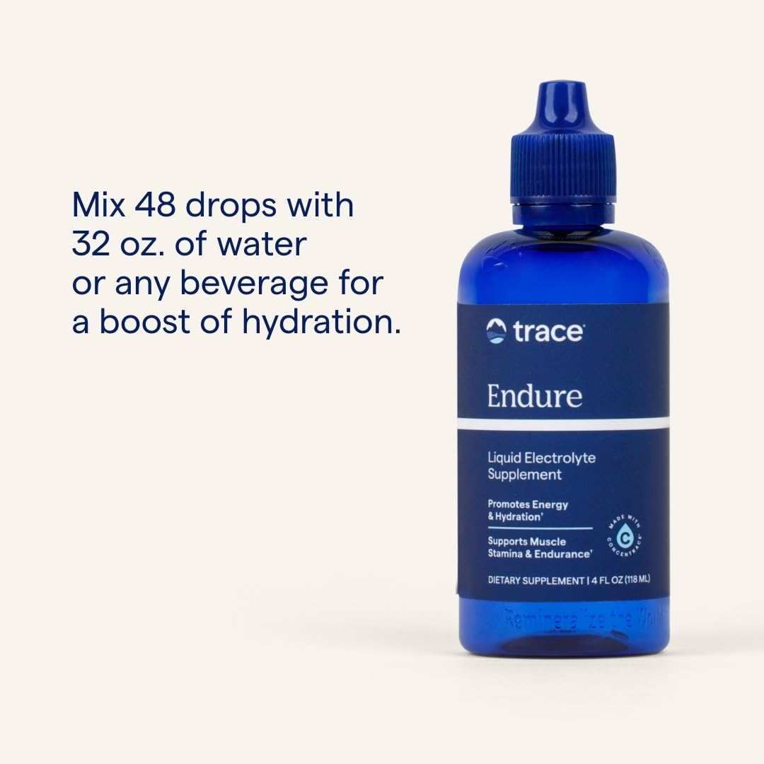 Trace Minerals Endure: ingrédients minéraux essentiels pour l'hydratation et la performance.