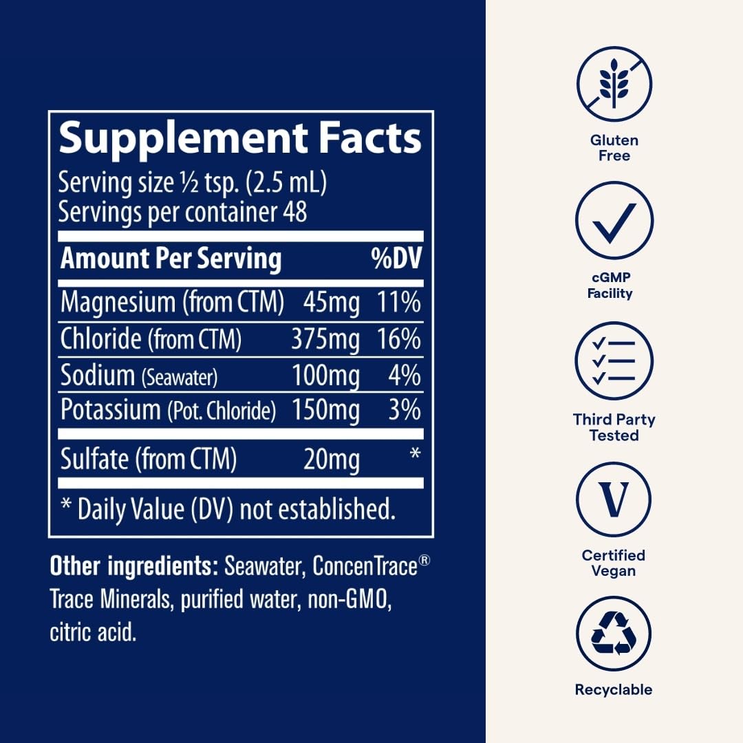 Trace Minerals Endure: emballage durable reflétant l'engagement envers des minéraux premium.