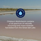 Trace Minerals Enfants Multivitamine – etiquette sans gluten citron – saveur naturelle