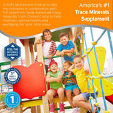 Trace Minerals Enfants, source durable de minéraux, fabriqué aux États-Unis.