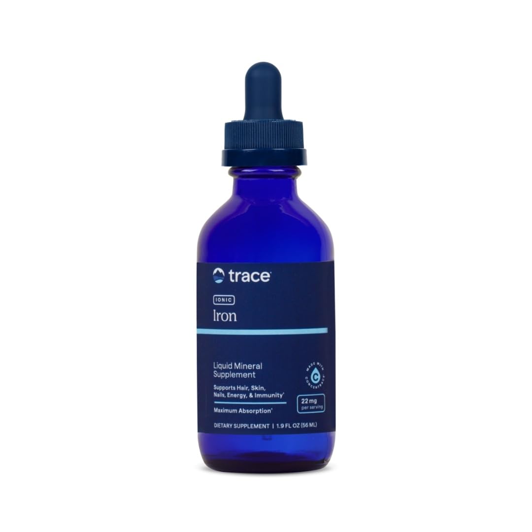Trace Minerals Ionic Iron - bouteille prête à l'emploi, énergie potentielle au quotidien.